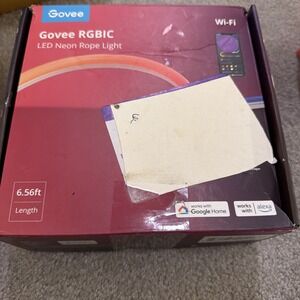 Govee - RGBIC Smart Neon Rope Light - 6.5 Ft H61A1